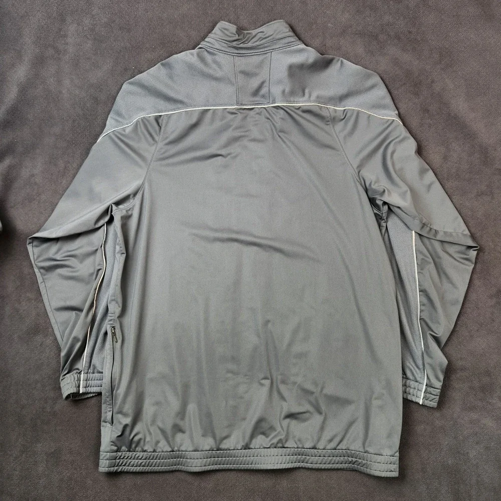 Vintage Nike Jordan 2005 Track Jacket  Mens Large Gray Full‎ Zip Basketball